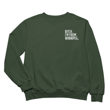 Load image into Gallery viewer, BIFW Crewneck | White on Forest