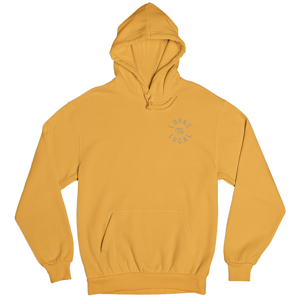 Loyal To Local Hoodie | Camel on Gold
