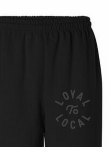 Loyal To Local Sweatpants | Charcoal on Black