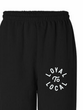 Load image into Gallery viewer, Loyal To Local Sweatpants | Cool Grey on Black