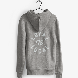 Loyal To Local Zip Up Hoodie | Cool Grey on Athletic