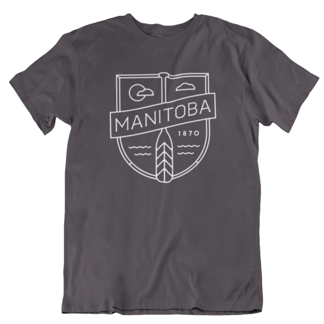 MB Cottage Tee | White on Charcoal