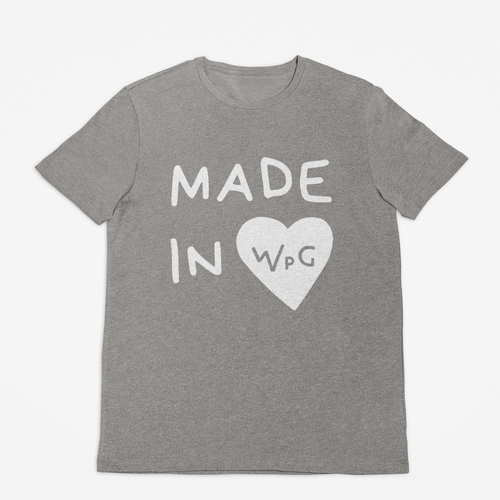 Made in WPG Toddler Tee | Athletic Grey