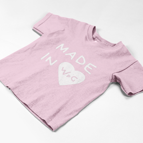 Made in WPG Toddler Tee | Pink
