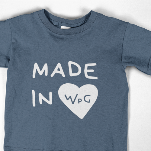 Made in WPG Youth Tee | Indigo