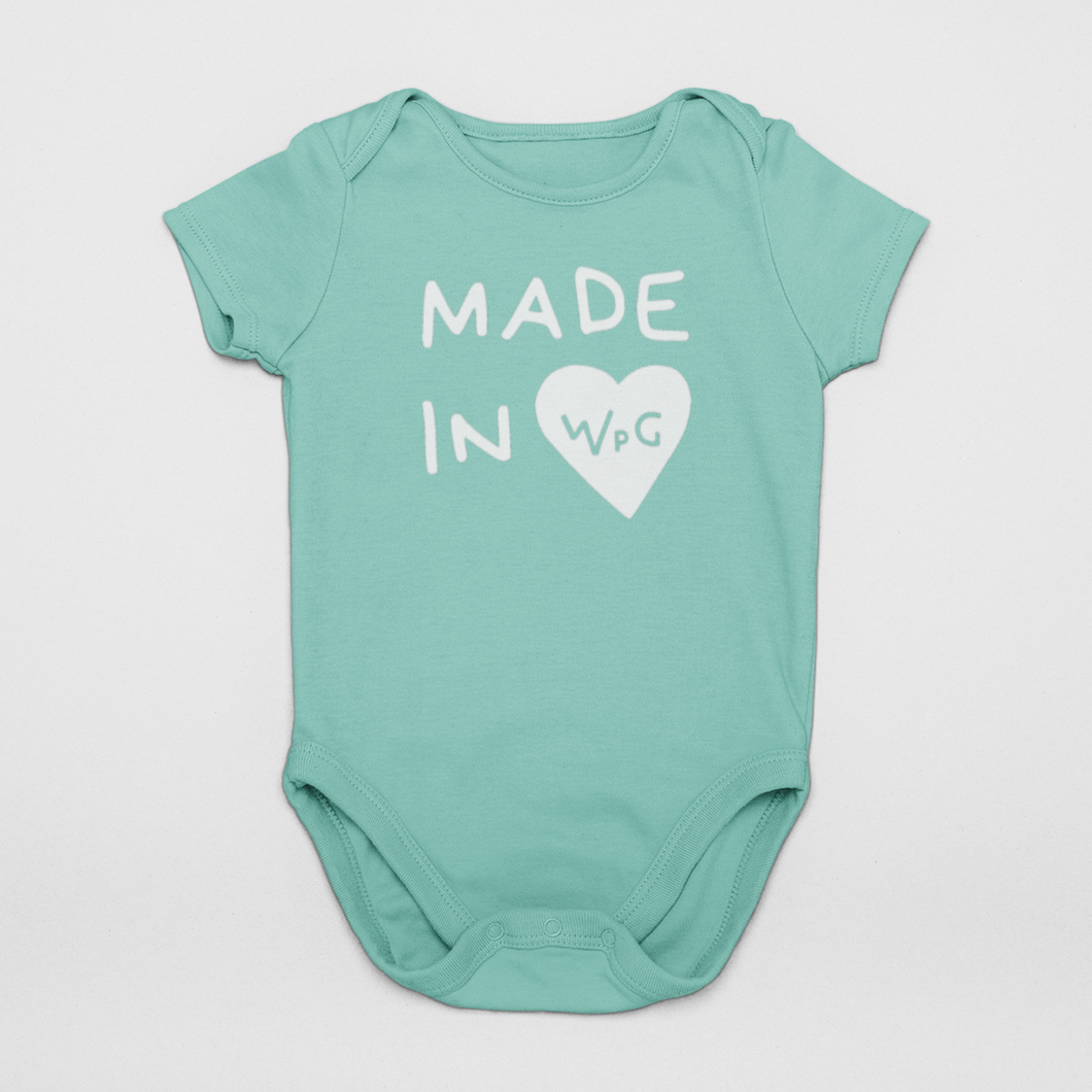 Made In WPG Infant Onesie | Mint