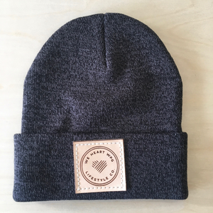 WHW Lifestyle Toque | Natural on Charcoal