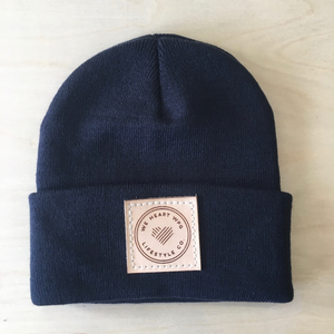 WHW Lifestyle Toque | Natural on Navy
