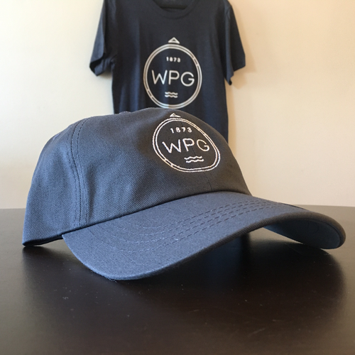 WPG Compass Dad Hat | White on Charcoal