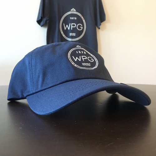 WPG Compass Dad Hat | White on Navy