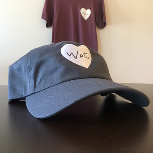 WPG Heart Dad Hat | White on Charcoal