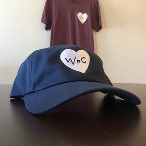 WPG Heart Dad Hat | White on Navy
