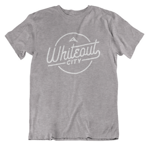 Whiteout City Classic Tee | White on Athletic Grey